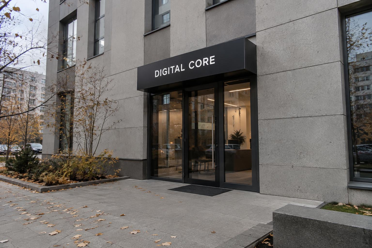 Сгенерированная концепция будущего офиса Digital Core